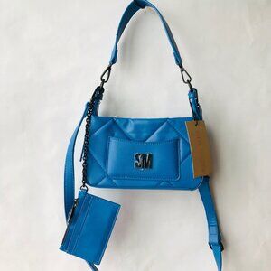 STEVE MADDEN BVILMA Shoulder / Crossbody BAG W Credit Card Case Zip Wallet